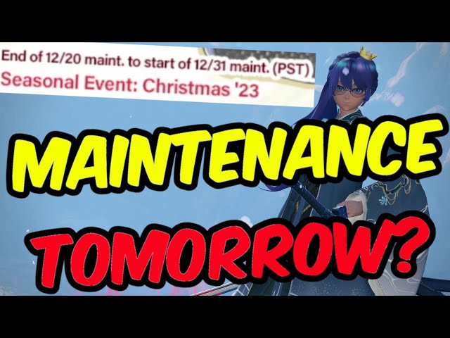 [PSO2:NGS] Pre-Maintenance Check List (January 3, 2023)