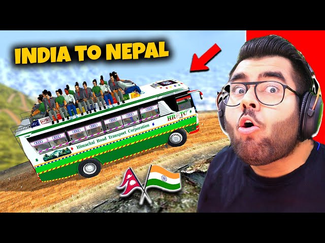 Driving on EXTREME Roads in BUS SIMULATOR | Part 5 😂 | Hitesh KS