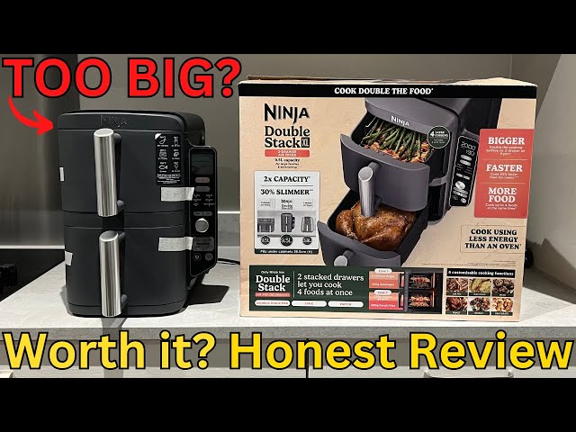 Ninja DOUBLE STACK XL Air Fryer Review & Unboxing! Ninja SL400UK Air Fryer is it worth it?