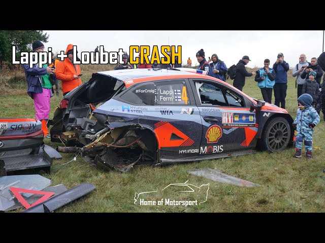 WRC Central European Rally 2023 I Evans Mistake, Lappi Crash, Loubet Crash