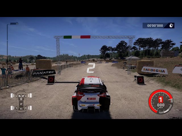 Toyota Yaris WRC Rally Italia Sardegna Ittiti Arena Daily Challange 6 Place WRC 10