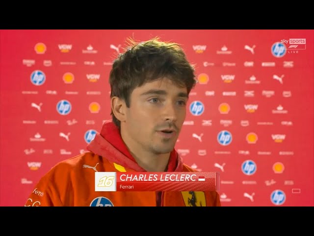 Charles Leclerc post-FP1 interview | F1 2024 Las Vegas Grand Prix