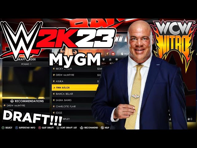 WWE 2K23 MyGM Ep. 1 | DRAFT NIGHT!!!