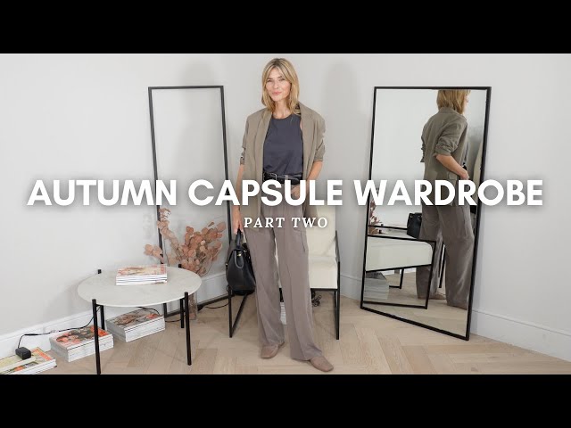 THE BASICS OF AN AUTUMN CAPSULE WARDROBE | Tops, bottoms and dresses