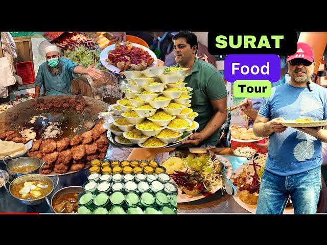 Surat Street Food |Ep-1|Ulta Lassi |Stunt Wali Tea |Jalaram Rassa Khamman | Dullabh Khopra Patties |