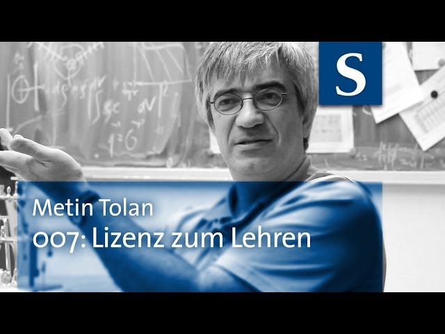 Metin Tolan: 007 - Lizenz zum Lehren