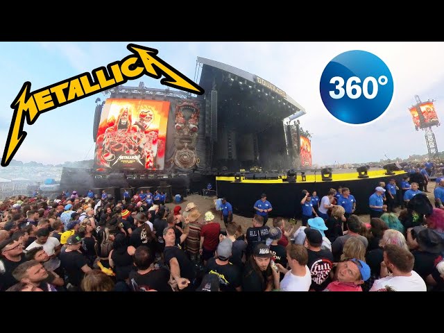 Epic start METALLICA in 360º - DOWNLOAD 2023 - Donington Park