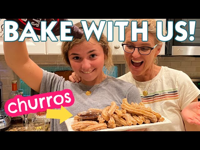 BAKE WITH US | REMAKING DISNEY'S FAMOUS CHURROS | HAPPY HOUR LIVE!