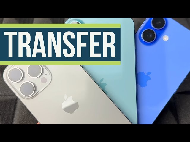 How to Transfer all info from Old iPhone to New iPhone - Data Transfer