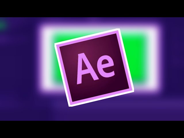 After Effects ''transformations'' and how to remove the green background