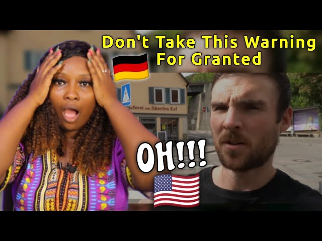 A Warning For Germans {Europe} Visiting USA || REACTION -- Pls Take This Warning SERIOUSLY!