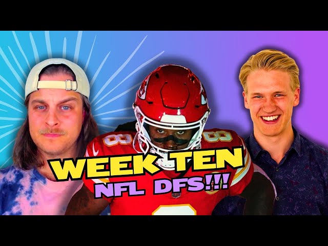 Week 10 NFL DFS DraftKings Game-By-Game Fantasy Football Breakdown w/ Jakob Sanderson