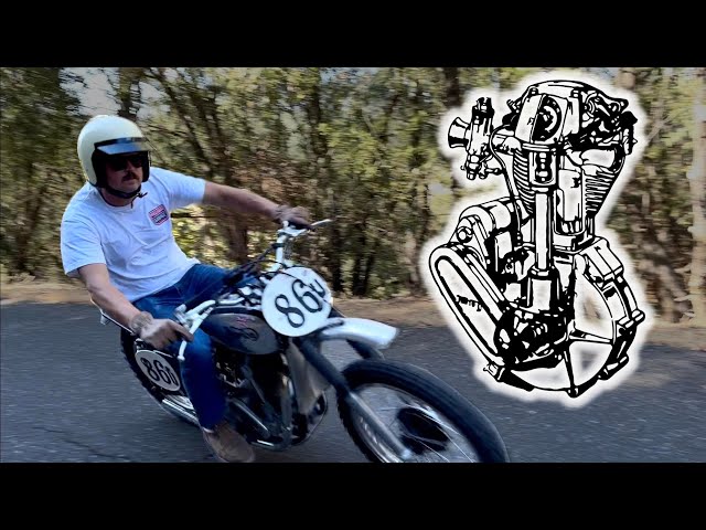 Is this the MOST UNIQUE British Motocross Bike ?!?!  | "Hank's Norton"