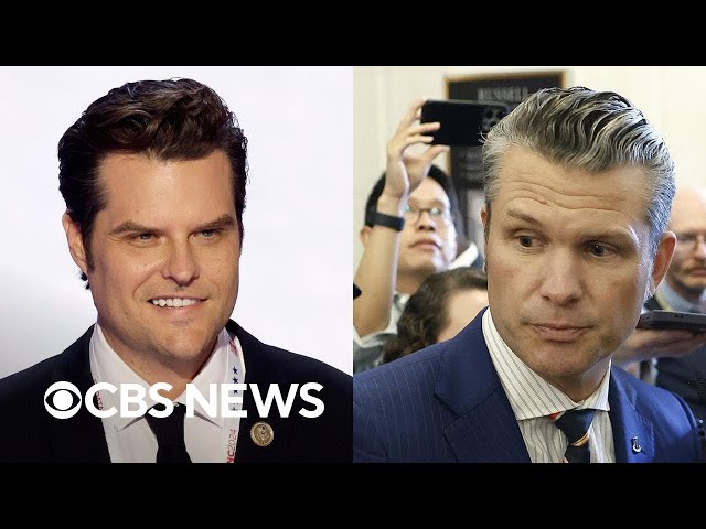 Senators react to Gaetz withdrawal and Hegseth allegations