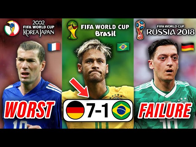 Every Country's WORST World Cup Performance