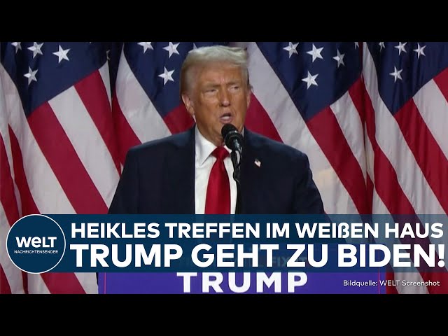 US-WAHLEN: Biden trifft Trump im Weißen Haus! US-Präsident will Übergabe an Nachfolger besprechen