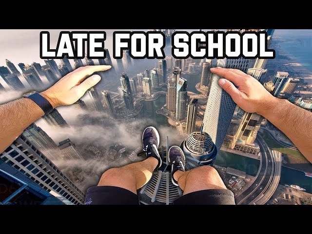 LATE FOR SCHOOL (Extreme Parkour POV)