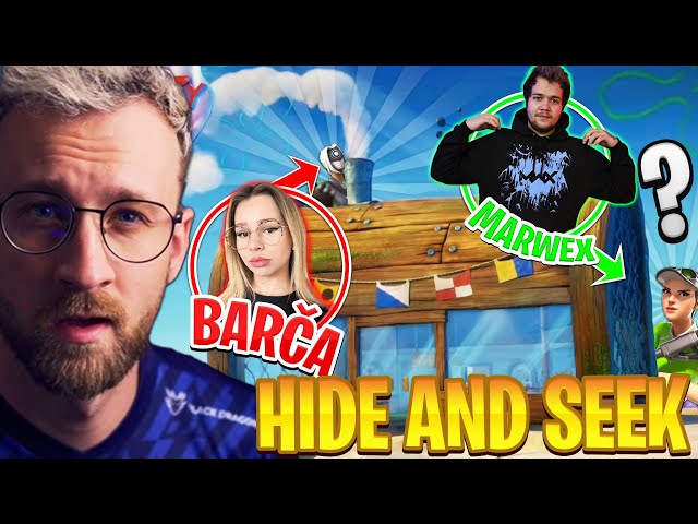 VYTROLILI JSME HUNTERY! BARČA NEJVĚTŠÍ PROFÍK V HIDE AND SEEK?! @marwex99 @barcastanclova@x0ev1l