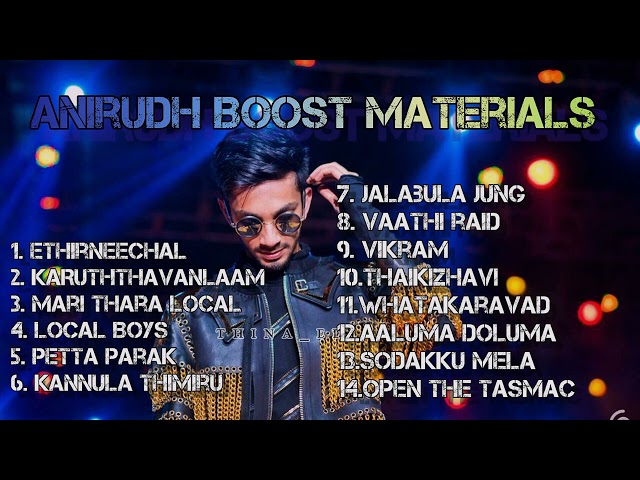 Anirudh  Tamil Hits | New Songs | Workout Songs #anirudh #workout #dance #motivation #boost #new