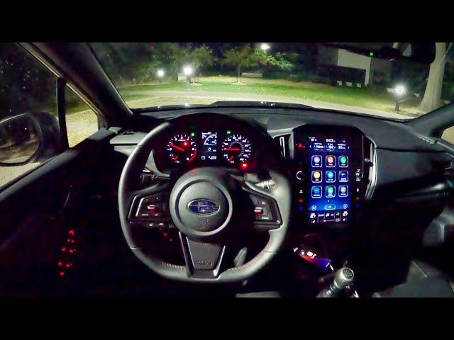 2022 Subaru WRX Premium (6-Speed Manual) - POV Night Drive & Final Thoughts