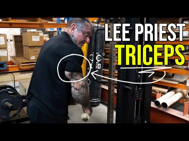 LEE PRIEST: Building BIG Triceps with Cables