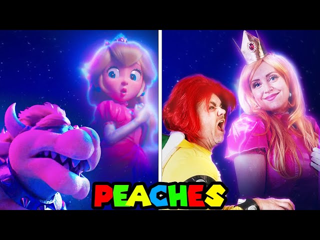 Peaches! Comparison Side by Side! Fun Squad Music Video