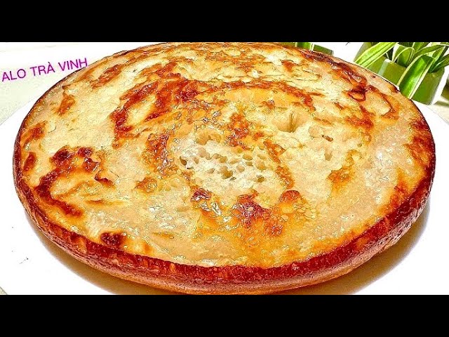 Không Men, Không Ủ, Chỉ 3 Phút Trộn Bột Đã Có BÁNH BÒ NƯỚNG Ngon Tại Nhà- Honeycomb cake