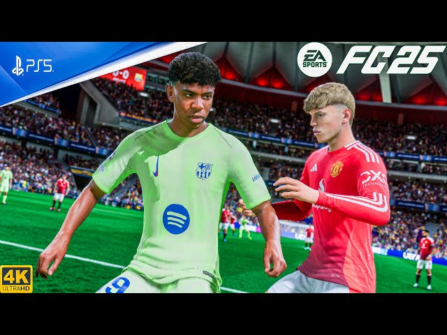 FC 25 - Barcelona Vs Manchester United - Ft.Yamal | UEFA UCL 24/25 Final | PS5™ [4K60]