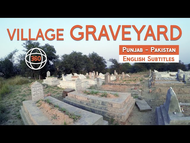 Emotional visit to my family graveyard in the village | 360 degree video virtual tour