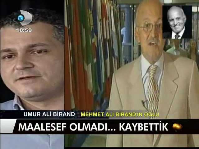 Mehmet Ali Birand Öldü (Oğlu Umur Açıklama Yaptı)