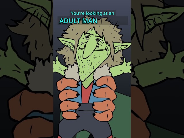 D&D Animated: Adult Man Goblin 🖍️ #dnd #ttrpg #dnd5e