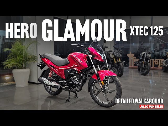 2024  Hero Glamour XTEC 125 Most Detailed Walkaround | Everything U need to know | Jojo Wheelie