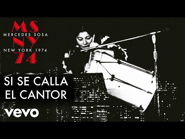 Mercedes Sosa - Si Se Calla el Cantor (En Vivo NY) (Official Video)