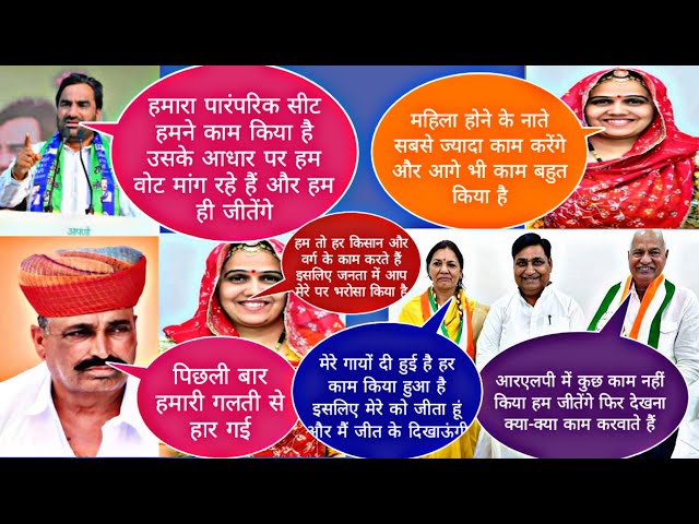 खींवसर उपचुनाव में कल मतगणना के दिन RLP मजबूत या फिर बीजेपी में खलबली कौन मारेगा बाजी कनिका या डांग