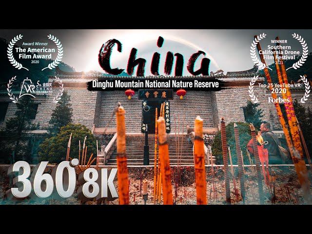 China, Fly Above Dinghu Mountain National Nature Reserve - an 8K 360 VR Experience