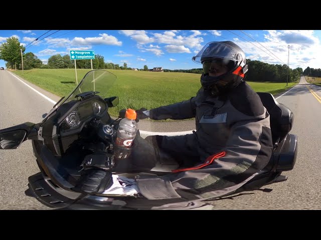 Honda Goldwing Slips On Gravel