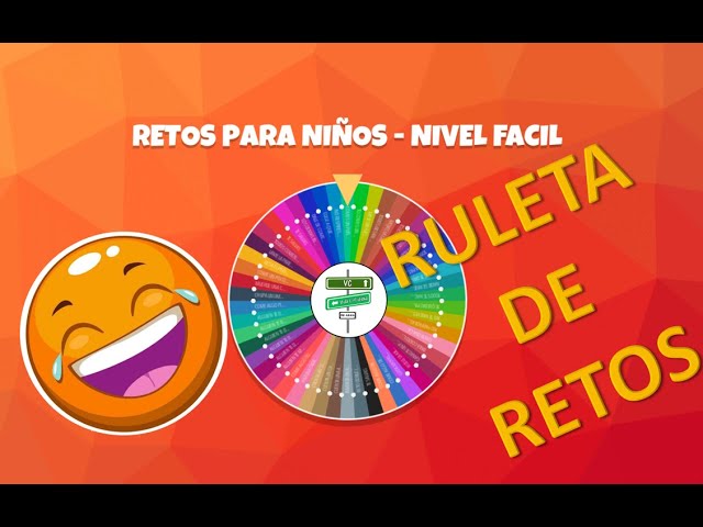 🟤 Ruleta de Retos,  Nivel - Fácil (niños con supervisión de adultos responsables) 🟤