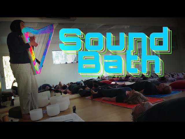 VR 180 3D  Sound Bath Relaxation Harp