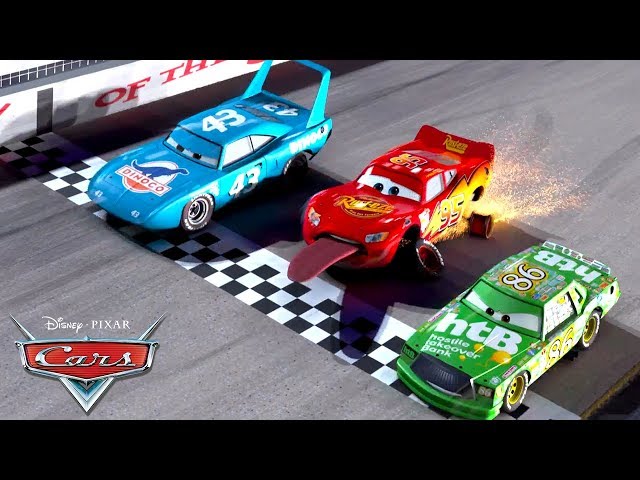 Lightning Loses His Tires! | Pixar Cars