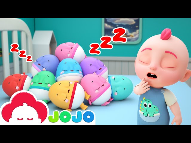 Ten In The Bed 🎉 Surprise Eggs Version | Baby JoJo Nursery Rhymes & Kids Songs