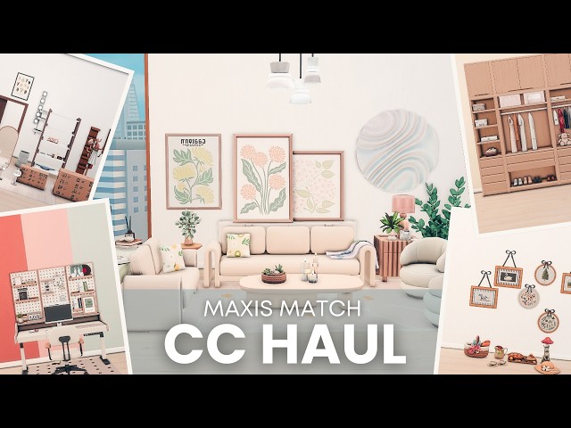 ✨OCTOBER  MAXIS MATCH CC FURNITURE  HAUL + CC LINKS✨  | The Sims 4