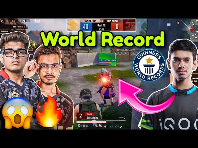 🇮🇳 Godlike New World Record 40-0 TDM🔥👑 SouL vs GodL 2v2🚀🚀