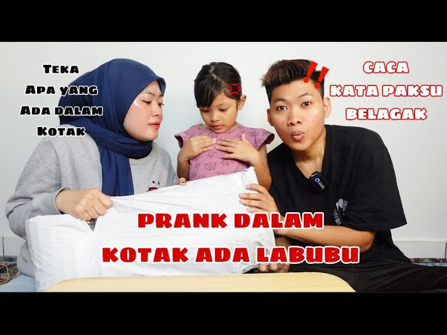 PRANK❗️CAKAP ADA LABUBU DALAM KOTAK ,TENGOK KEJADIANYA GUYS 😂‼️