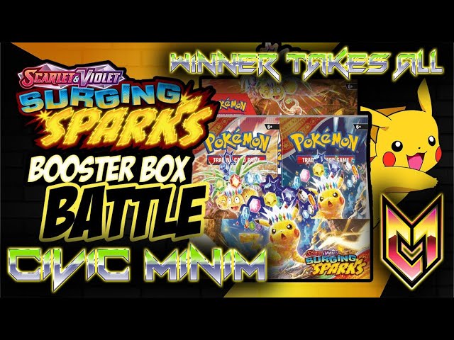 SURGING SPARK BOOSTER BOX BATTLE #!2 Winner Takes All! #pokemon #onepiece #yugioh