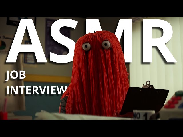 A Strange Job Interview with Red Guy (Don't Hug Me I'm Scared ASMR Roleplay)