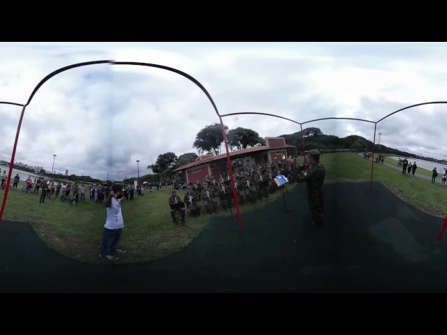 APRESENTAÇÃO DA BANDA DO EXERCITO EM 360º 4K