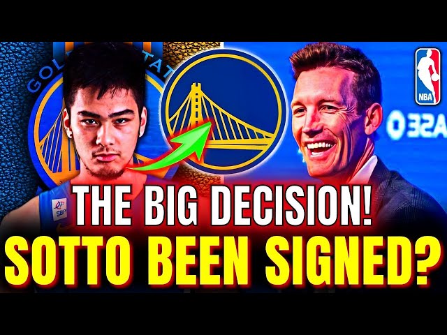 WARRIORS CONFIRMED! NEW UPDATES ON THE TRADE! HAS KAI SOTTO BEEN SIGNED? GOLDEN STATE WARRIORS NEWS