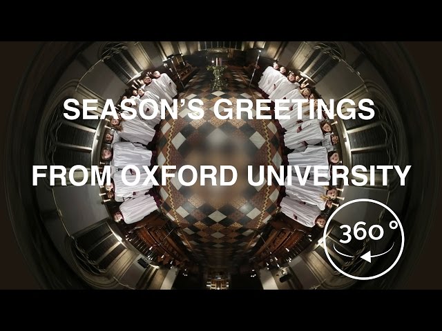 Merton College Choir in 360: Season's greetings from Oxford University