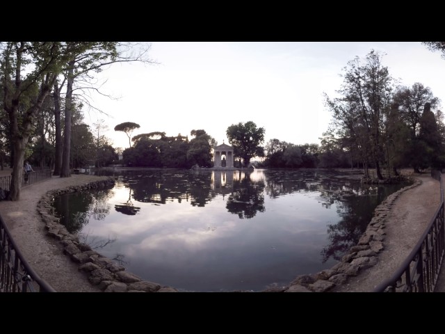 360 video: Villa Borghese Gardens, Rome, Italy