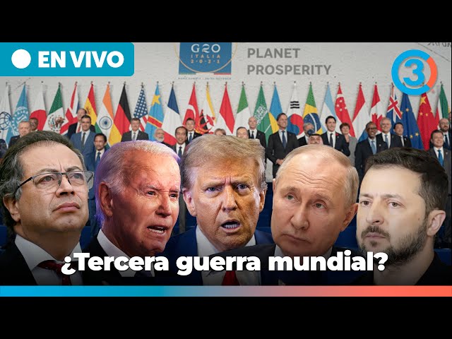 Petro y el G20 | ¿3ra Guerra Mundial inminente? Biden autoriza misiles a Ucrania ¿Putin y Trump?